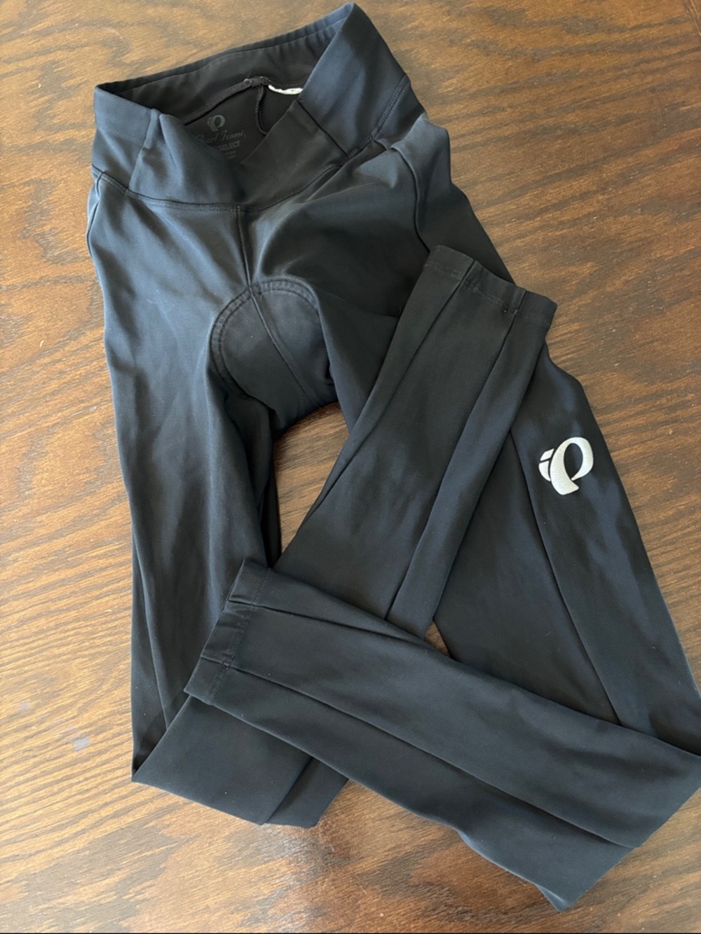 Pearl Izumi Black Cycling Tights with Logo